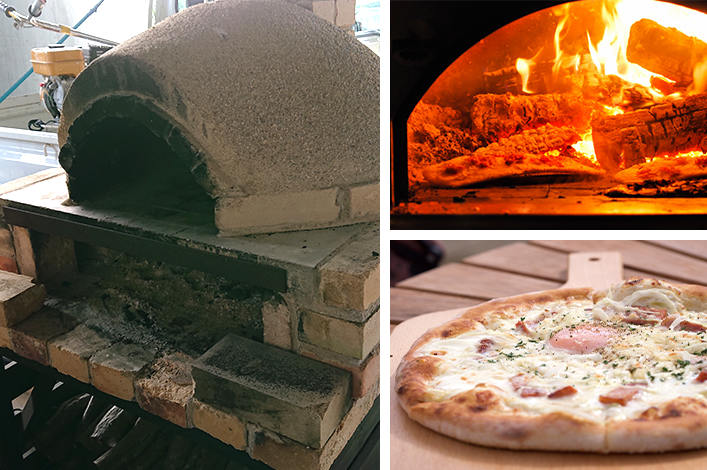 本格イタリアン、人が集う庭づくりに「手作りピザ窯」を作りませんか？